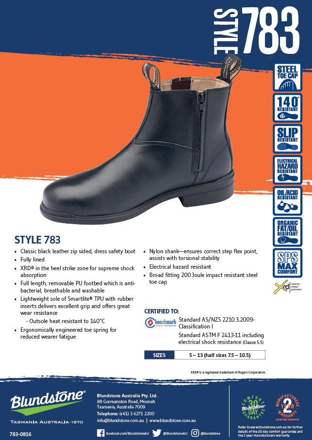 blundstone executive 783